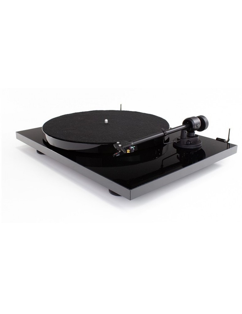 Giradischi con prephono integrato, Pro-Ject E1 Phono, Nero Lucido