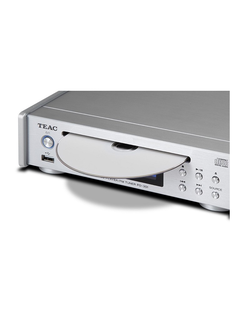 TEAC PD-301-X Lettore CD e sintonizzatore FM DAB Silver