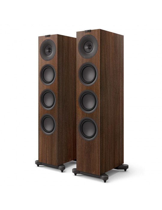 Kef Q11 Meta Coppia di diffusori da pavimento Walnut